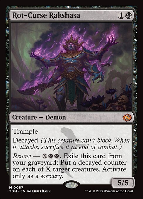 Rot-Curse Rakshasa (87) [Tarkir: Dragonstorm]