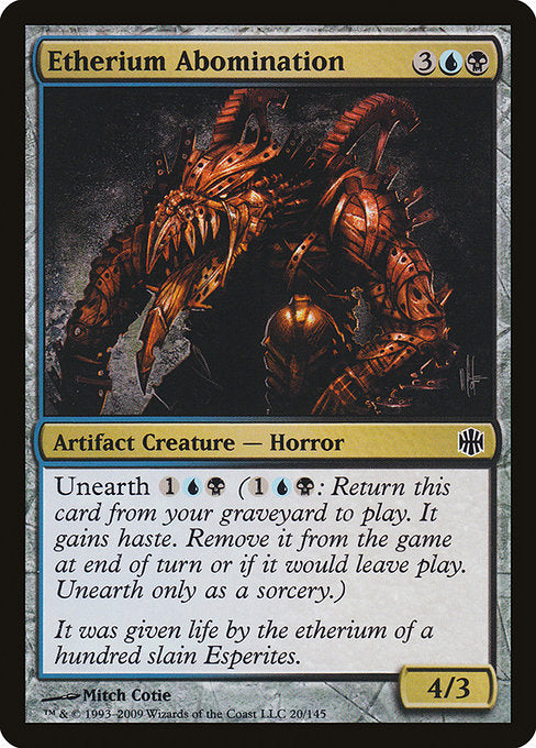 Etherium Abomination (20) [Alara Reborn]