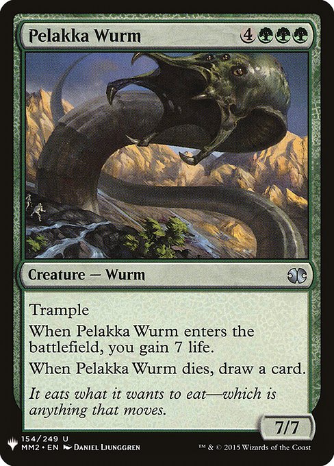 Pelakka Wurm (MM2-154) [The List]