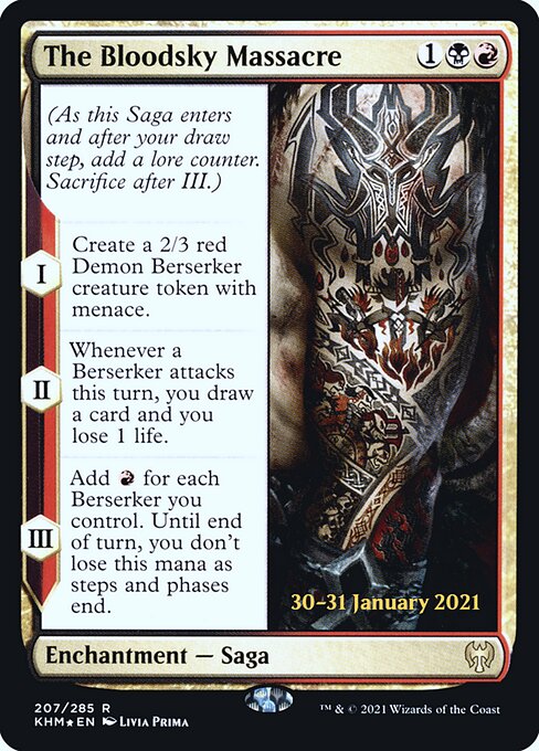 The Bloodsky Massacre (207s) [Kaldheim Promos]