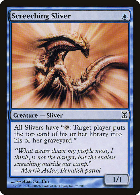 Screeching Sliver (75) [Time Spiral]