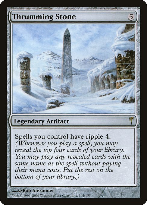 Thrumming Stone (142) [Coldsnap]