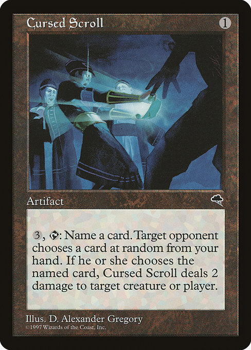 Cursed Scroll (281) [Tempest]