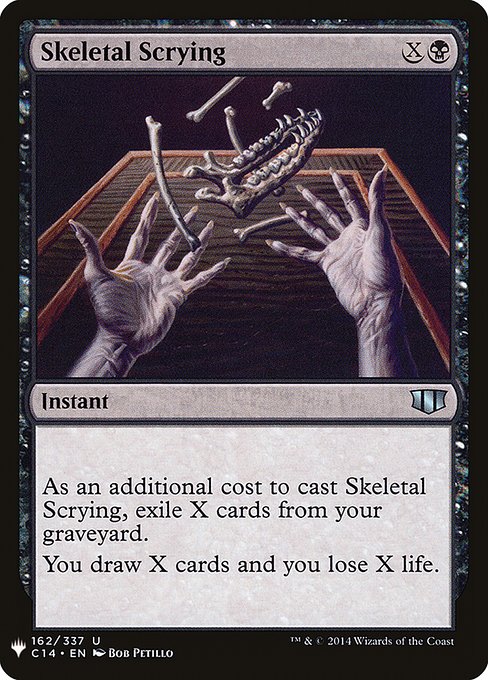 Skeletal Scrying (C14-162) [The List]