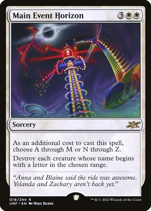 Main Event Horizon (19) [Unfinity]
