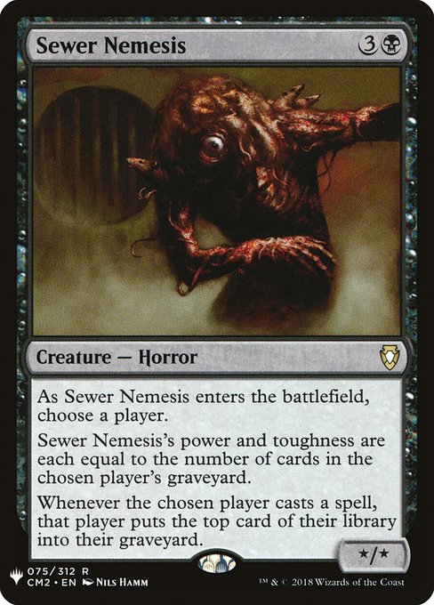 Sewer Nemesis (CM2-75) [The List]