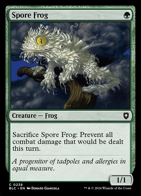 Spore Frog (238) [Bloomburrow Commander]