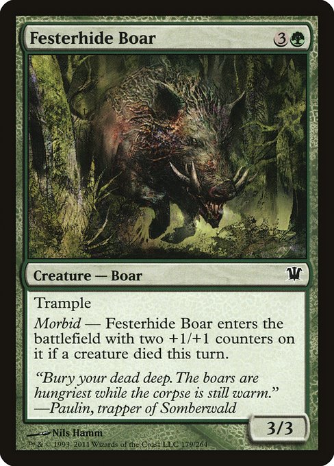 Festerhide Boar (179) [Innistrad]