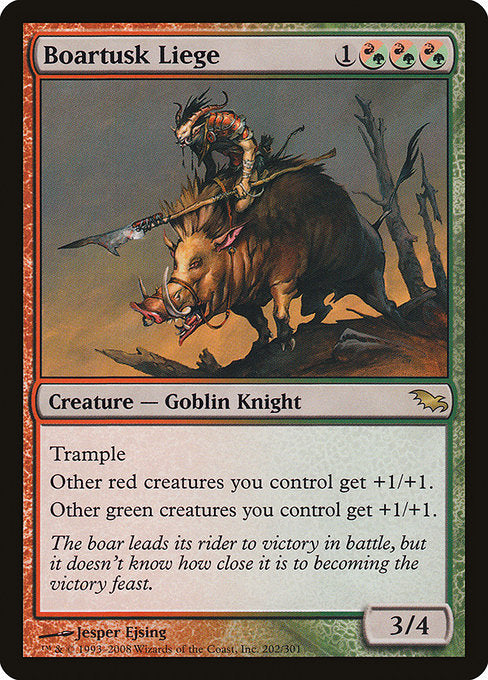 Boartusk Liege (202) [Shadowmoor]