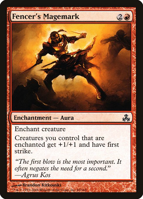 Fencer's Magemark (65) [Guildpact]