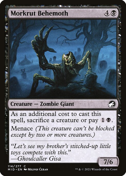 Morkrut Behemoth (114) [Innistrad: Midnight Hunt]