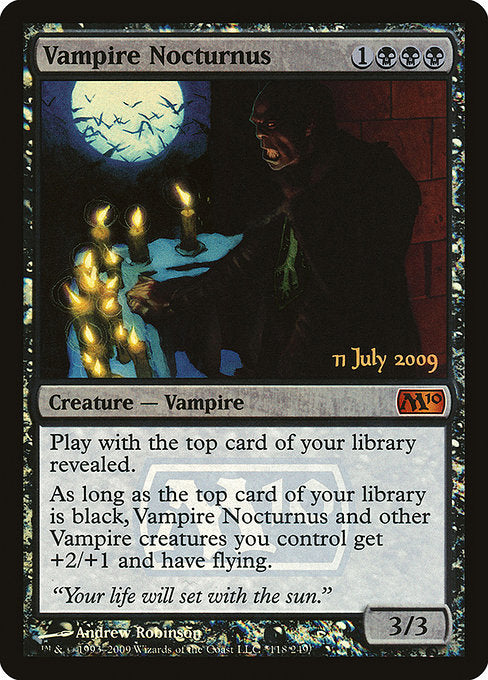 Vampire Nocturnus (118★) [Magic 2010 Promos]