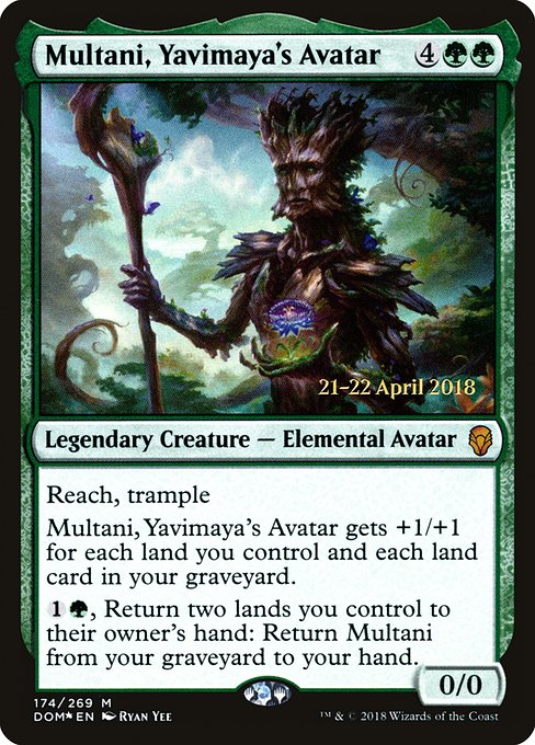Multani, Yavimaya's Avatar (174s) [Dominaria Promos]