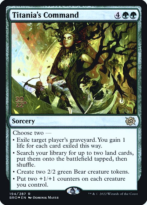 Titania's Command (194s) [The Brothers' War Promos]