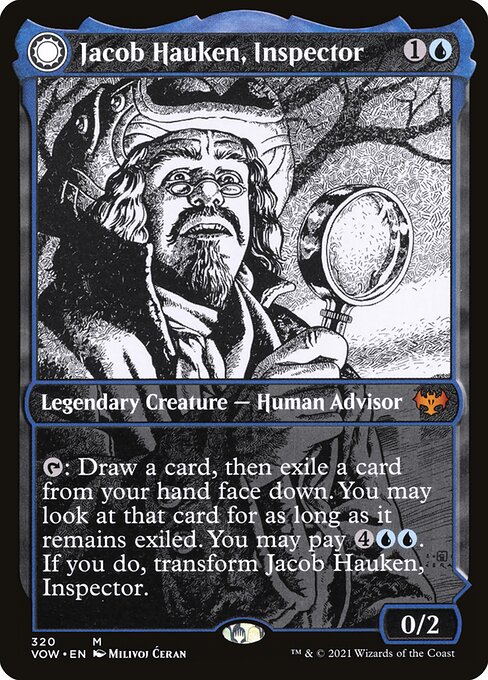 Jacob Hauken, Inspector // Hauken's Insight (320) [Innistrad: Crimson Vow] [Showcase]