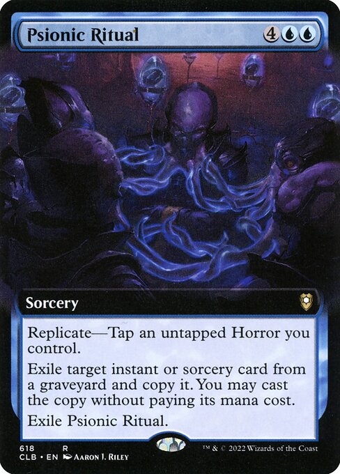 Psionic Ritual (618) [Commander Legends: Battle for Baldur's Gate] [Extended Art]