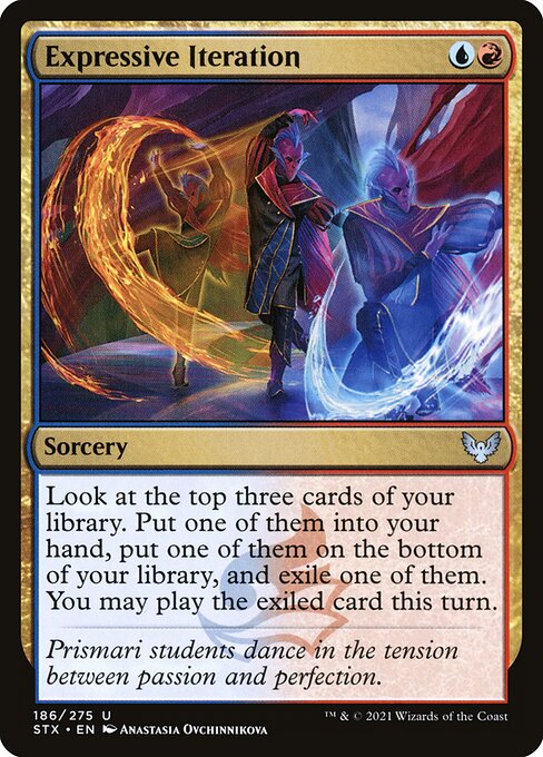 Expressive Iteration (186) [Strixhaven: School of Mages]