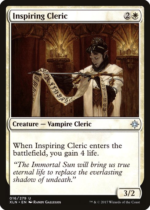 Inspiring Cleric (16) [Ixalan]