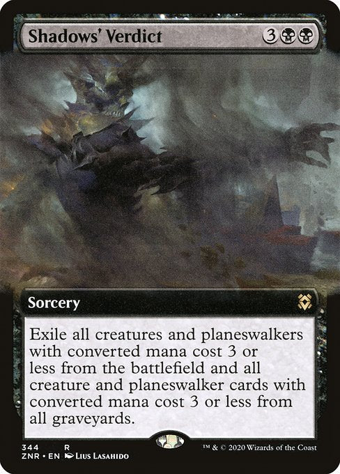 Shadows' Verdict (344) [Zendikar Rising] [Extended Art]