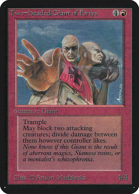 Two-Headed Giant of Foriys (179) [Limited Edition Alpha]