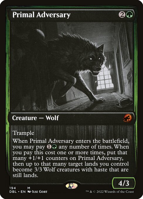 Primal Adversary (194) [Innistrad: Double Feature]