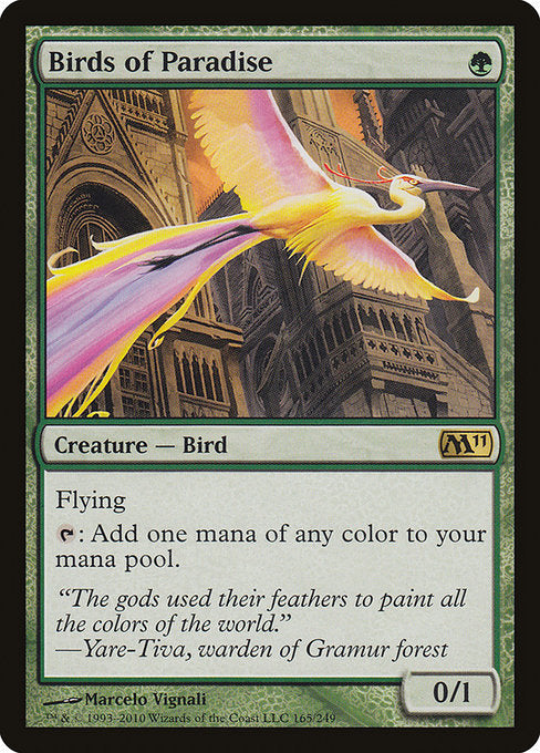 Birds of Paradise (165) [Magic 2011]