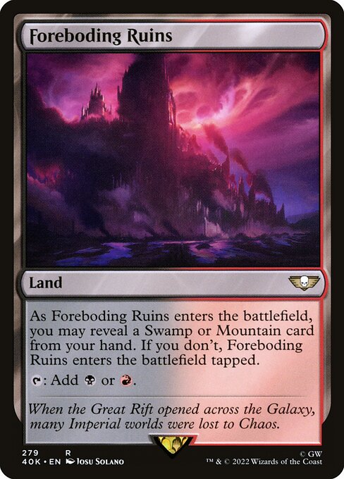 Foreboding Ruins (279) [Warhammer 40,000 Commander]