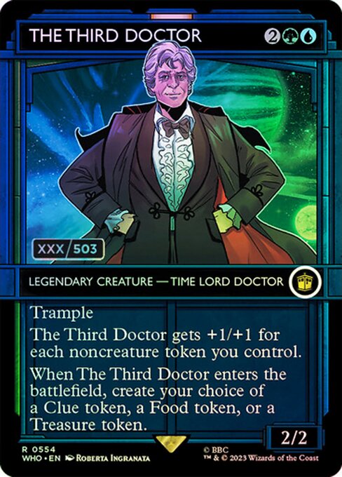 The Third Doctor (554z) [Doctor Who] [Showcase, Borderless]