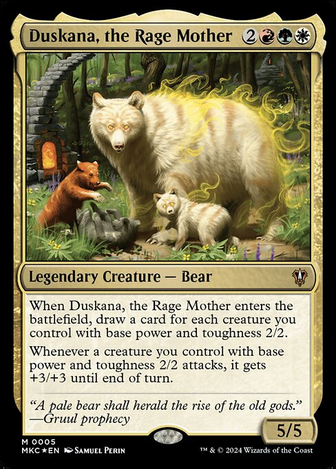 Duskana, the Rage Mother (5) [Murders at Karlov Manor Commander]