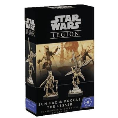 Star Wars Legion Sun Fac &amp; Poggle the Lesser Commander Expansion image 0