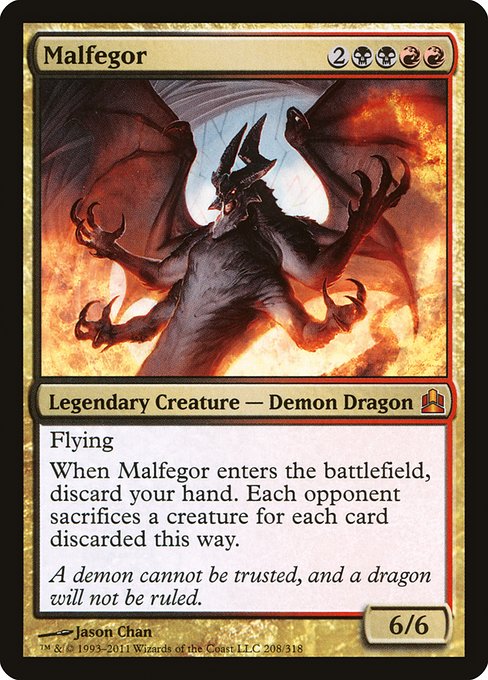Malfegor (208) [Commander 2011]