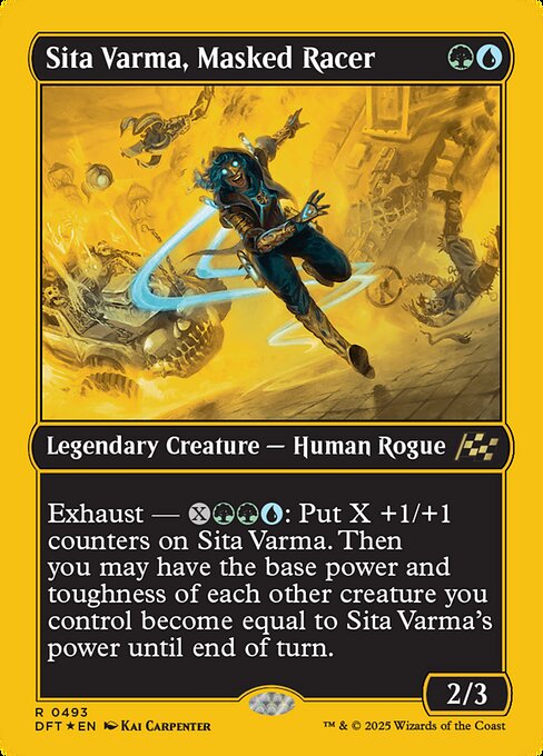 Sita Varma, Masked Racer (493) [Aetherdrift]