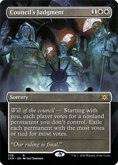 Council's Judgment (336) [Double Masters] [Borderless]