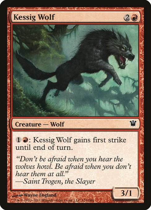 Kessig Wolf (151) [Innistrad]
