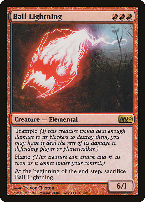 Ball Lightning (125) [Magic 2010]