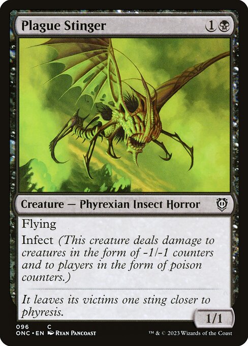Plague Stinger (96) [Phyrexia: All Will Be One Commander]