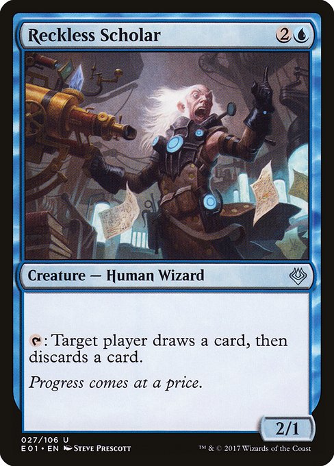 Reckless Scholar (27) [Archenemy: Nicol Bolas]
