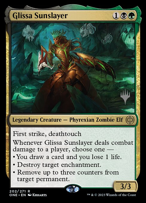 Glissa Sunslayer (202p) [Phyrexia: All Will Be One Promos]