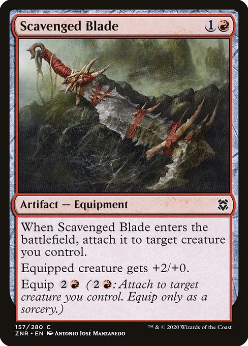 Scavenged Blade (157) [Zendikar Rising]