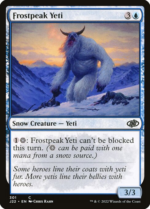 Frostpeak Yeti (301) [Jumpstart 2022]