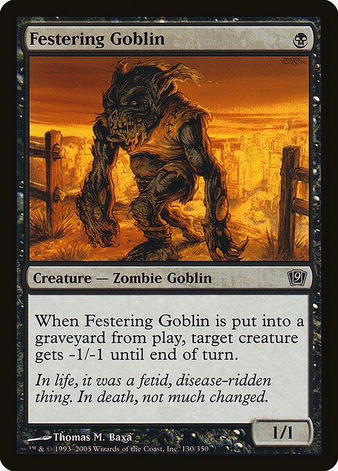 Festering Goblin (130★) [Ninth Edition]