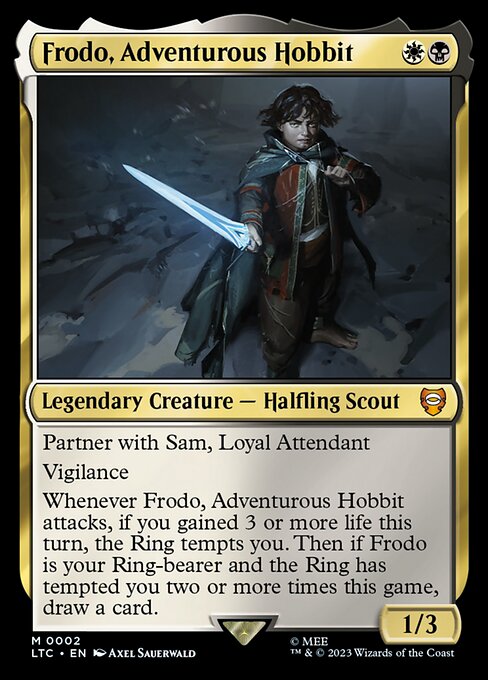 Frodo, Adventurous Hobbit (2) [Tales of Middle-earth Commander]