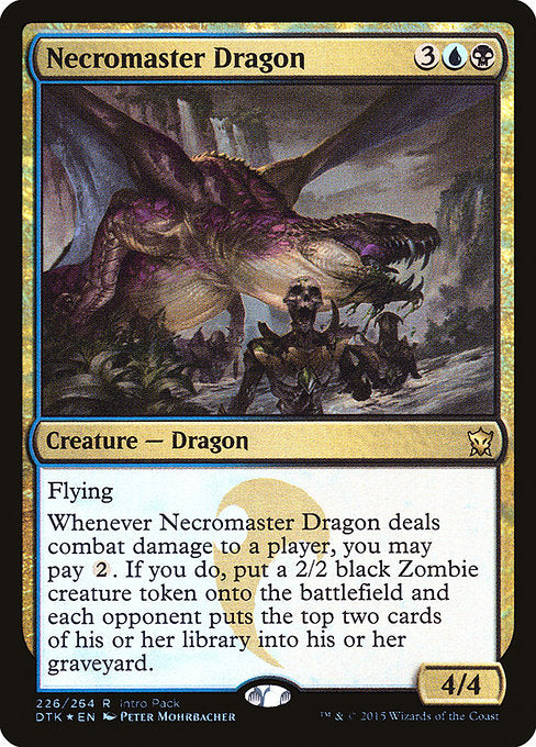 Necromaster Dragon (226) [Dragons of Tarkir Promos]