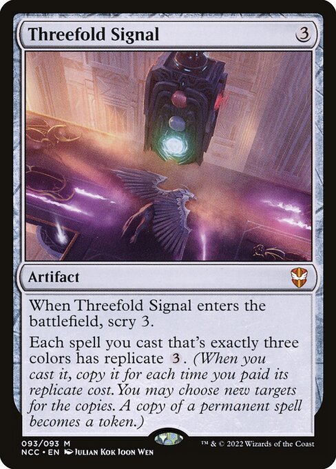 Threefold Signal (93) [New Capenna Commander]