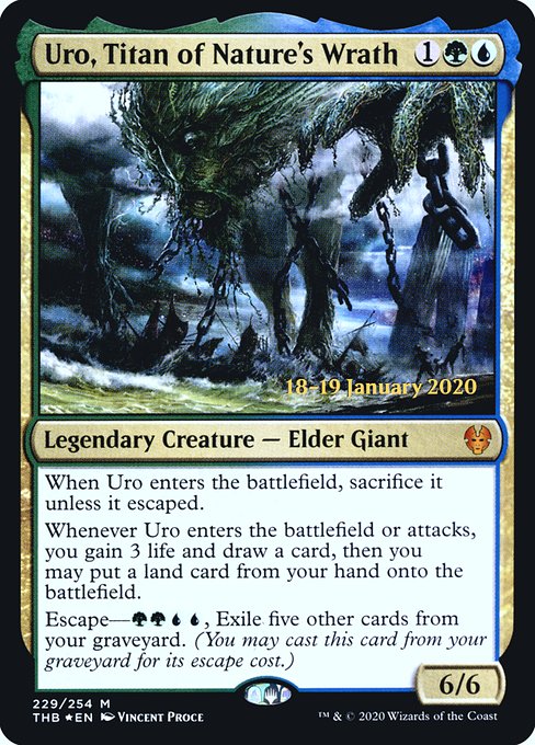 Uro, Titan of Nature's Wrath (229s) [Theros Beyond Death Promos]
