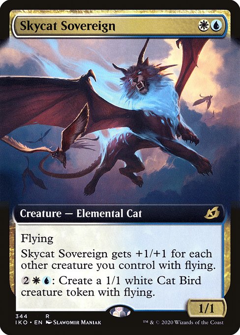 Skycat Sovereign (344) [Ikoria: Lair of Behemoths] [Extended Art]