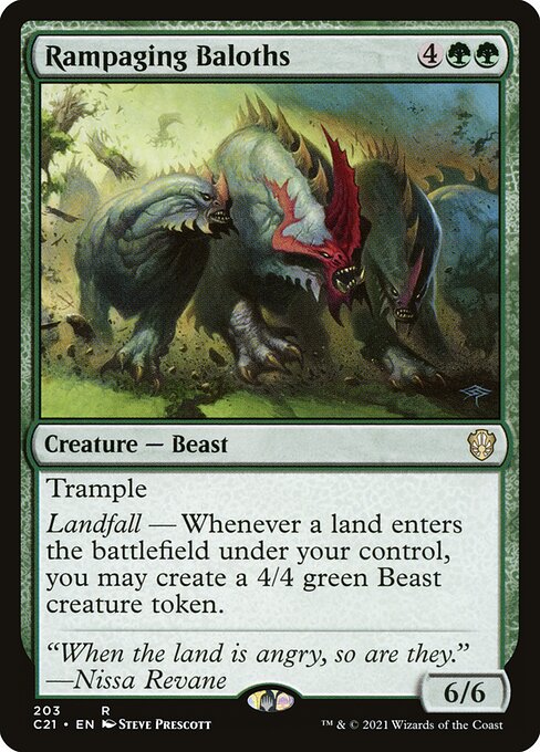 Rampaging Baloths (203) [Commander 2021]