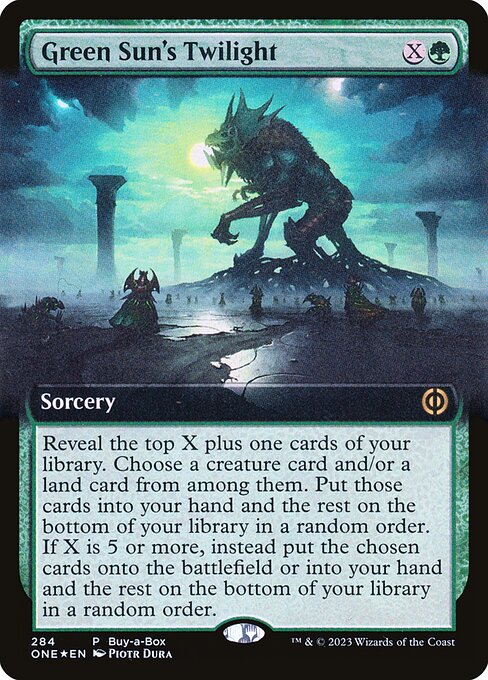 Green Sun's Twilight (284) [Phyrexia: All Will Be One] [Extended Art]