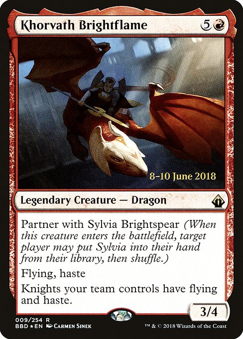 Khorvath Brightflame (9s) [Battlebond Promos]