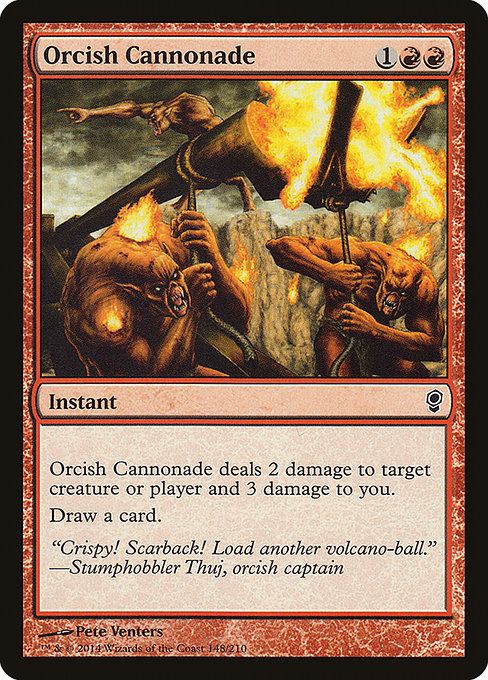 Orcish Cannonade (148) [Conspiracy]